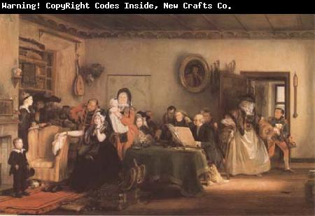 Sir David Wilkie Reading the Will (mk09)